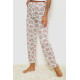 Брюки женские домашние, цвет молочно-пудровый, 238R57854