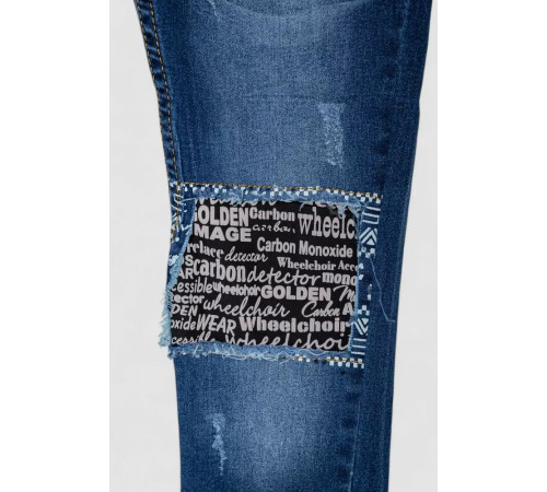 Джинсы для девочек, цвет синий, 247R8416