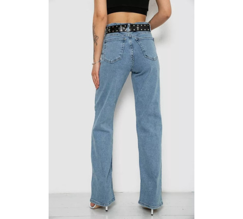 Джинси жіночі стрейч, колір блакитний, 244R00573