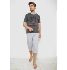 Піжама чоловіча, колір сірий, 243R6204