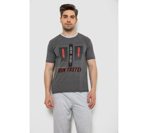 Піжама чоловіча, колір сірий, 243R6204