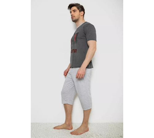 Піжама чоловіча, колір сірий, 243R6204