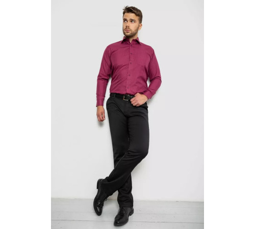 Сорочка чоловіча, колір бордовий, 244R881