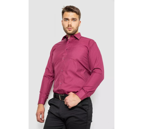 Сорочка чоловіча, колір бордовий, 244R881