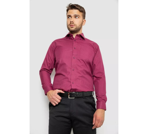 Сорочка чоловіча, колір бордовий, 244R881