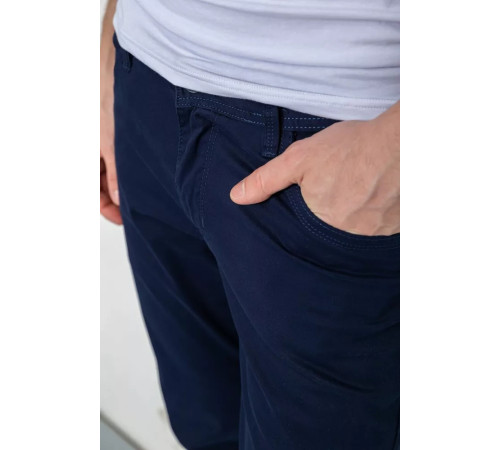Штани чоловічі, колір темно-синій, 182R2041