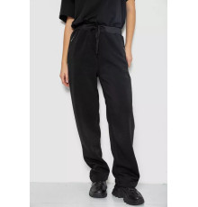 Спортивные брюки женские на флисе, цвет черный, 244R5228