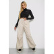 Штани карго жіночі, колір світло-бежевий, 238R5333