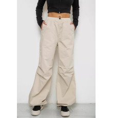 Брюки карго женские, цвет светло-бежевый, 238R5333.