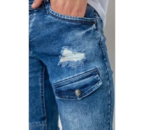 Джинсы мужские, цвет синий, 129R8332.