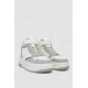 Кроссовки женские зимние на меху, цвет бело-серый, 248RAM04-86