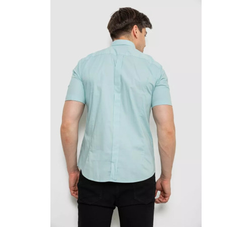 Рубашка мужская однотонная, цвет оливковый, 214R6917-1.