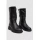 Чоботи жіночі зимові на хутрі, колір чорний, 243RY212