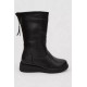 Чоботи жіночі зимові на хутрі, колір чорний, 243RY212