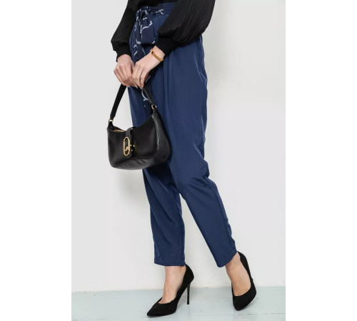Брюки женские классические, цвет синий, 244R163