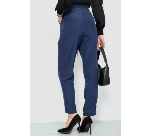 Брюки женские классические, цвет синий, 244R163