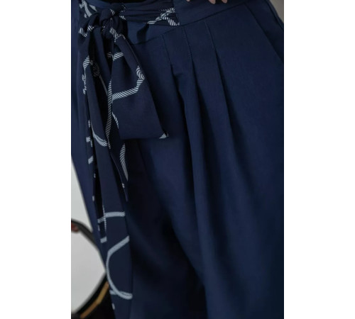 Брюки женские классические, цвет синий, 244R163