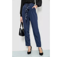 Брюки женские классические, цвет синий, 244R163
