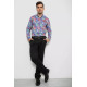 Рубашка мужская с принтом 214R1038, цвет джинс, 214R3220