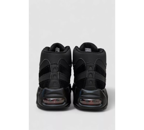 Кроссовки мужские зимние на меху, цвет черно-красный, 248RCX619