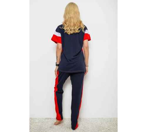 Женская пижама с принтом, цвет красный, 243R1600-029