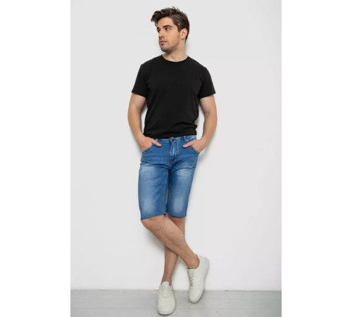 Шорти чоловічі джинсові, колір синій, 244RK7132