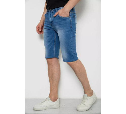 Шорти чоловічі джинсові, колір синій, 244RK7132