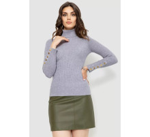 Гольф женский в рубчике, цвет серый, 204R036