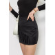 Спідниця однотонна, колір чорний, 244R102