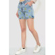 Шорти джинсові жіночі, колір блакитний, 244R0504