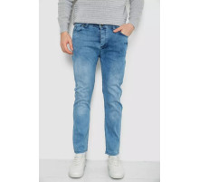 Джинсы мужские однотонные, цвет голубой, 247R1242.