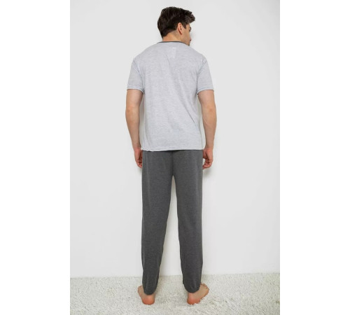 Піжама чоловіча, колір сірий, 243R6203