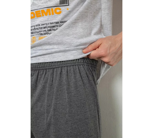 Піжама чоловіча, колір сірий, 243R6203