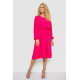 Сукня однотонна жатка, колір малиновий, 214R0226-1