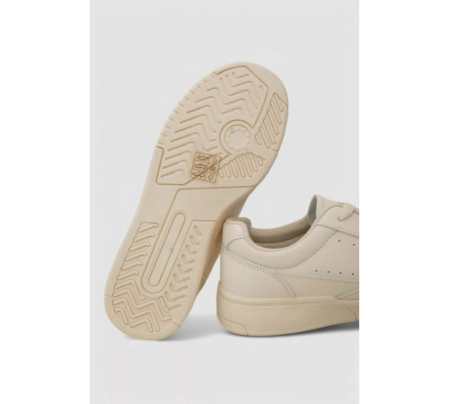 Кеди жіночі однотонні, колір бежевий, 248RAD170