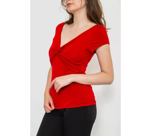 Футболка жіноча, колір червоний, 186R606