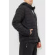 Куртка чоловіча демісезонна з капюшоном, колір чорний, 214R8891