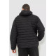 Куртка чоловіча демісезонна з капюшоном, колір чорний, 214R8891