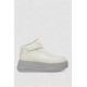 Кросівки жіночі зимові на хутрі, колір біло-сірий, 248RAM02-7