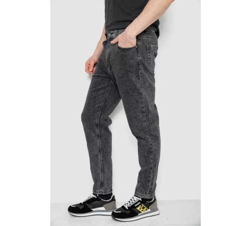 Джинсы мужские однотонные, цвет серый, 244R8527-1.