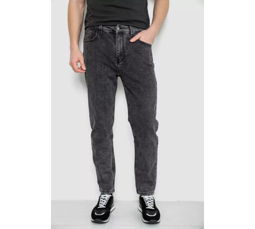 Джинсы мужские однотонные, цвет серый, 244R8527-1.