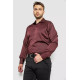 Сорочка чоловіча, колір бордовий, 214R3060