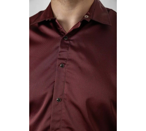 Сорочка чоловіча, колір бордовий, 214R3060