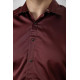 Сорочка чоловіча, колір бордовий, 214R3060