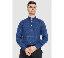 Рубашка мужская повседневная, цвет синий, 247R406