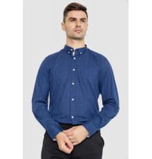 Сорочка чоловіча повсякденна, колір синій, 247R406