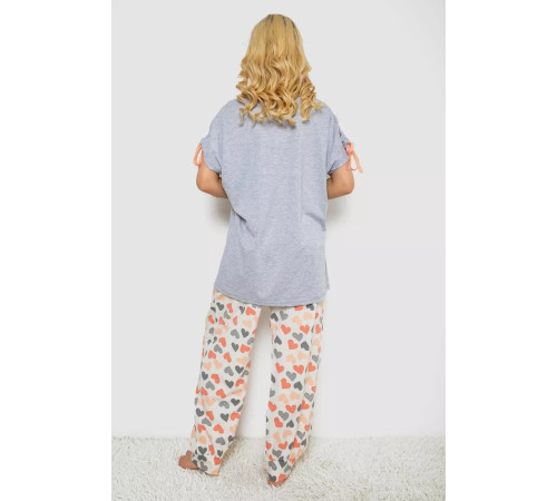 Пижама женская, цвет серый, 243R903063