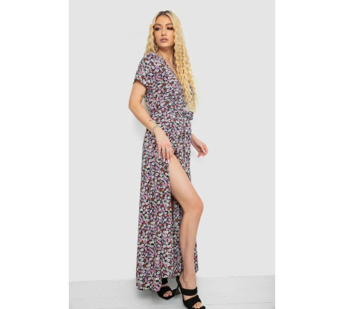 Сарафан с принтом на запах, цвет разноцветный, 241R180.