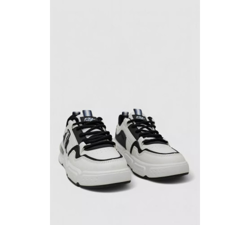 Кроссовки мужские демисезонные, цвет черно-белый, 243RHK18