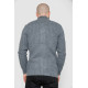 Кофта мужская на пуговицах, цвет серый, 214R10633.